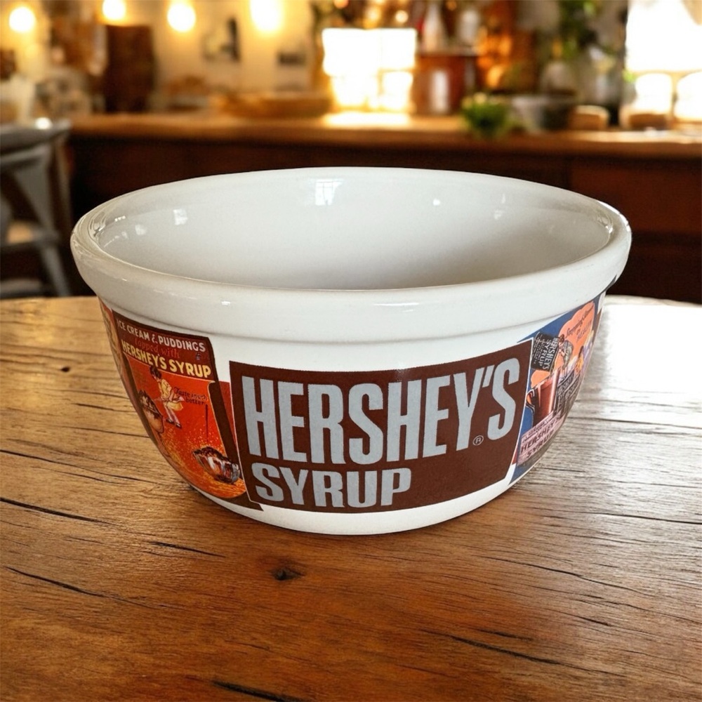 Hershey's Syrup Ceramic Bowl